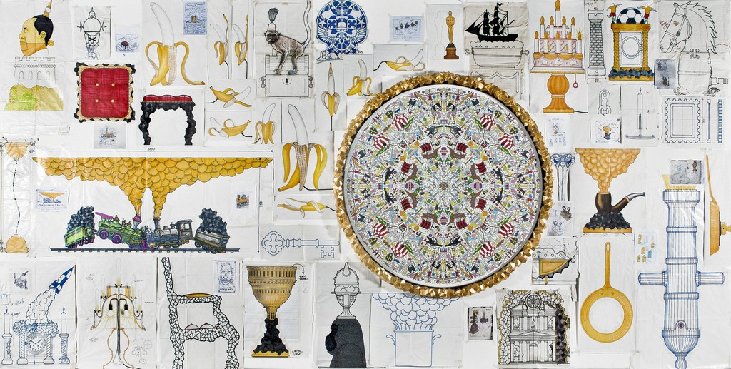 1024x517 Studio Job Sketch Wall (2015) Artsy - Job Sketch