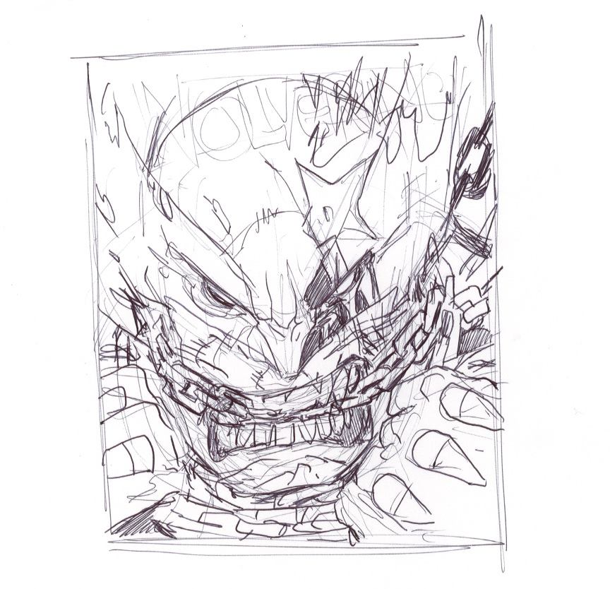 864x834 Savage Wolverine Cover + Sketch - Joe Madureira Sketch