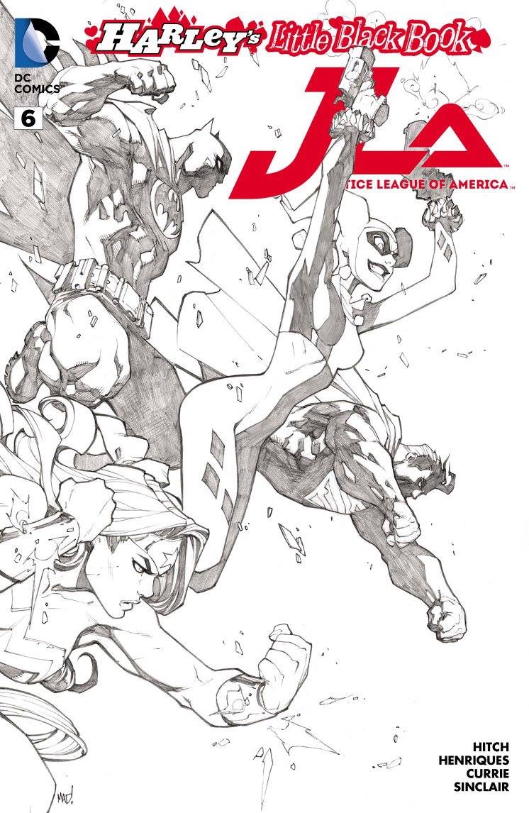 746x1146 Justice League Of America - Joe Madureira Sketch