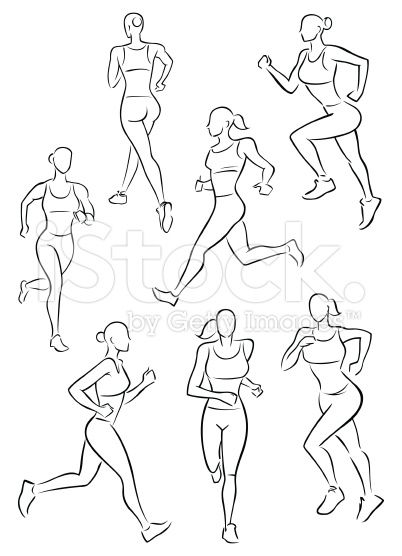 402x556 Pin By Verbeek On All Things Arty In 2018 - Jogging Sketch