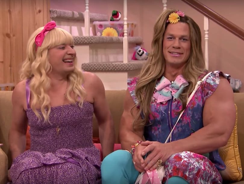 810x610 John Cena Can Barely Keep A Straight Face As Teenage Girl In Jimmy - John Cena Sketch