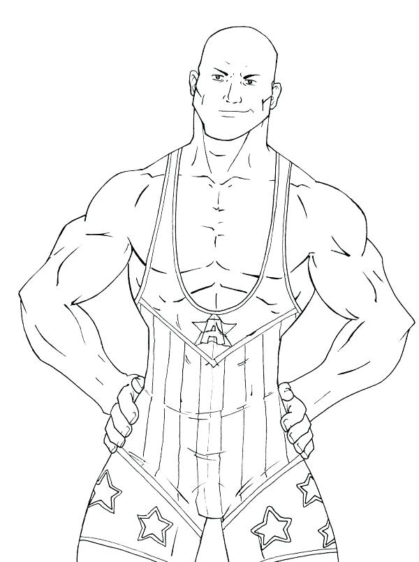 600x805 John Cena Coloring - John Cena Sketch