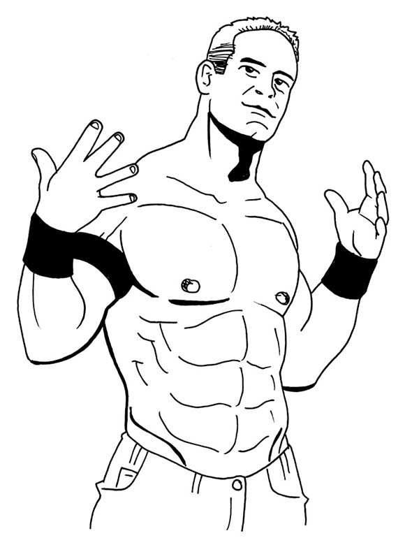 600x780 John Cena Clipart Hd - John Cena Sketch