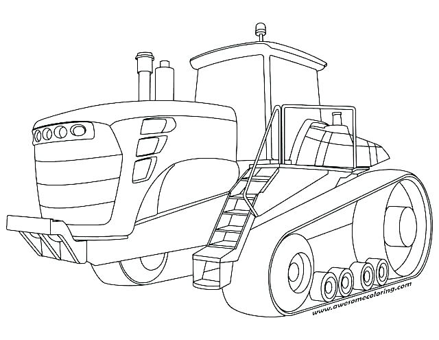 640x495 Tractor Coloring - John Deere Tractor Sketch
