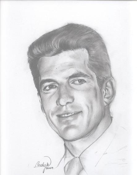 444x564 John F Kennedy Drawing Pic Drawing Skill - John F Kennedy Sketch