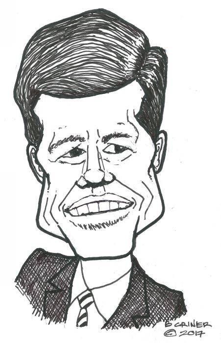 451x701 John F. Kennedy - John F Kennedy Sketch