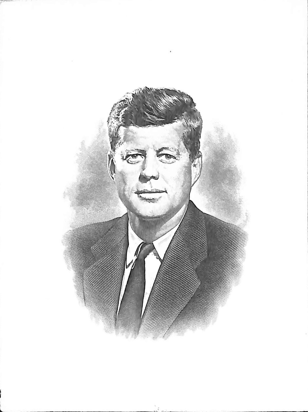 1057x1410 Presidential Funeral Memorabilia - John F Kennedy Sketch