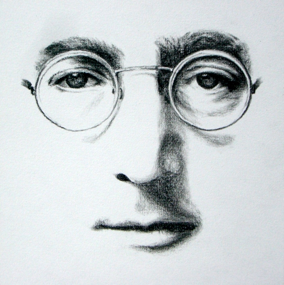 1095x1097 John Lennon In Sketch By Julianaa27 - John Lennon Sketch