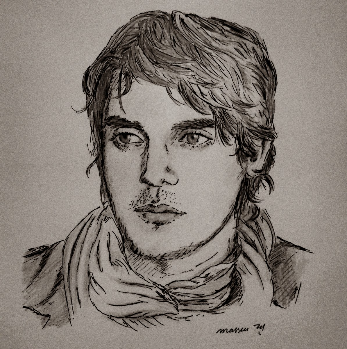 1194x1200 Masseu Learns To Sketch John Mayer Sketch - John Mayer Sketch