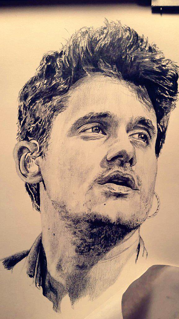 576x1024 Nick Marzock On Twitter Work In Progress Of My New @johnmayer - John Mayer Sketch