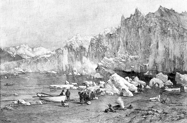 650x430 No. 2880 Glacier Bay - John Muir Sketches