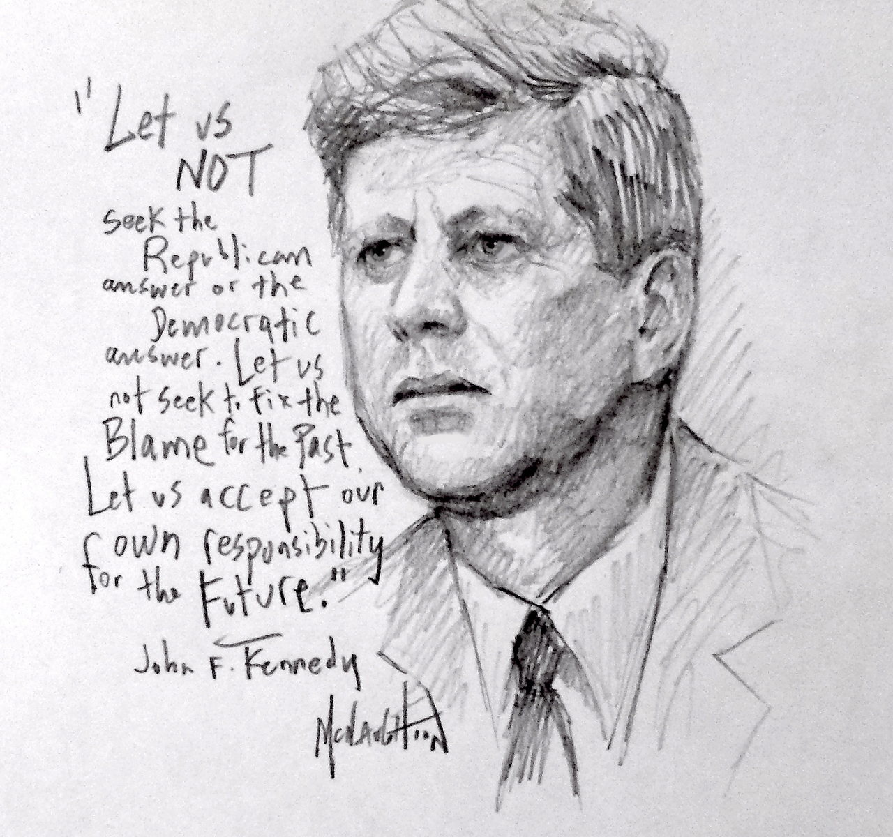 1280x1200 John F. Kennedy - John Sketch