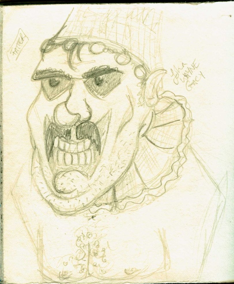 812x983 John Wayne Gacy Sketch By Gethntysear - John Wayne Gacy Sketch