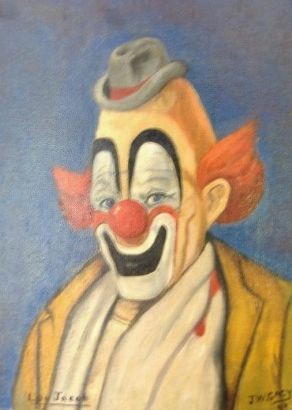 292x410 The Ten Creepiest Paintings By Serial Killer John Wayne Gacy - John Wayne Gacy Sketch