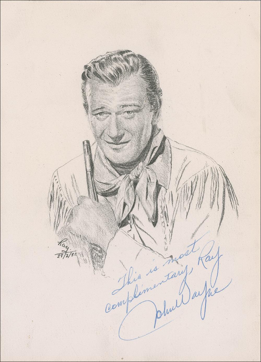 1000x1383 John Wayne - John Wayne Sketch