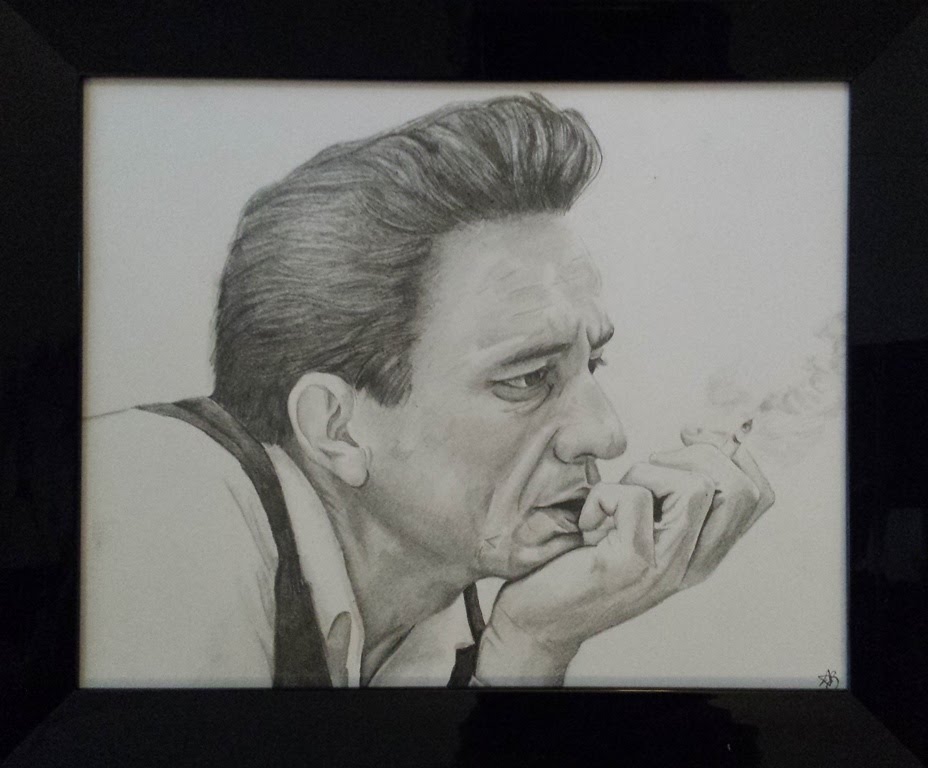 928x768 Johnny Cash Speed Drawing - Johnny Cash Sketch