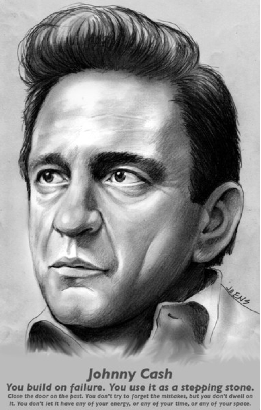 510x799 Johnny Cash By Gregchapin Celebrities ~ Musicians - Johnny Cash Sketch