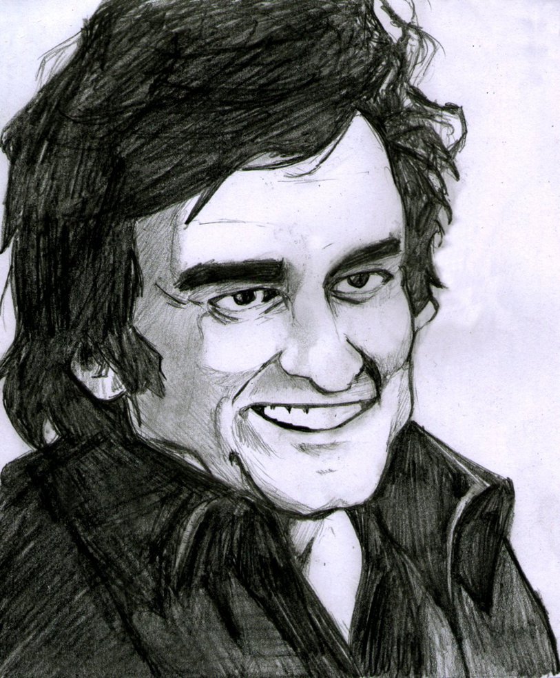 813x983 Johnny Cash Sketch By Carnivius - Johnny Cash Sketch