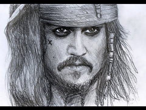480x360 Johnny Depp Pirates Of The Caribbean Stranger Tides Jack Sparrow - Johnny Depp Sketch