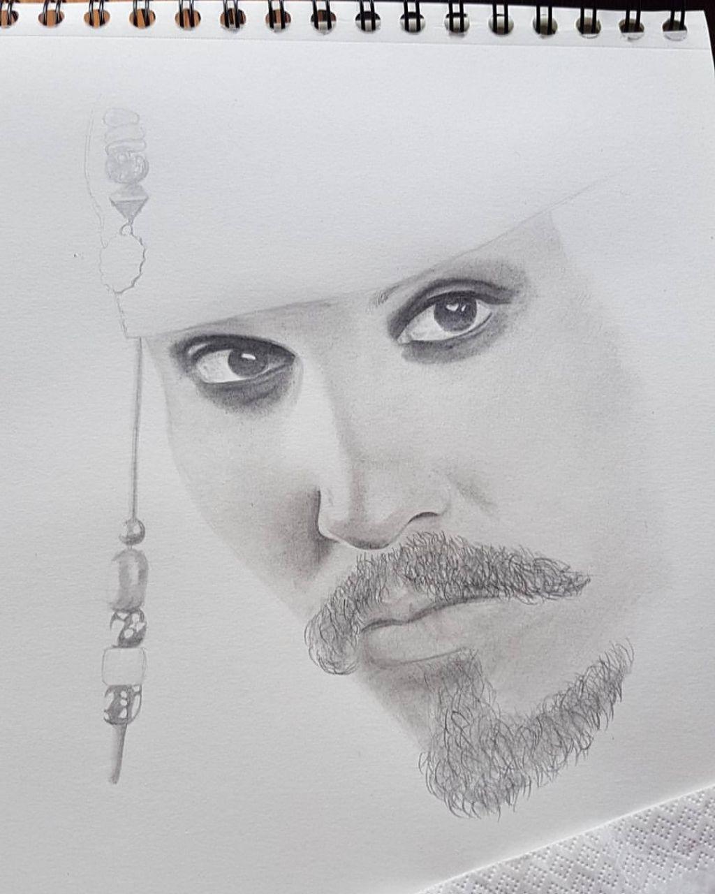 1024x1280 Johnny Depp Sketch Steemit - Johnny Depp Sketch