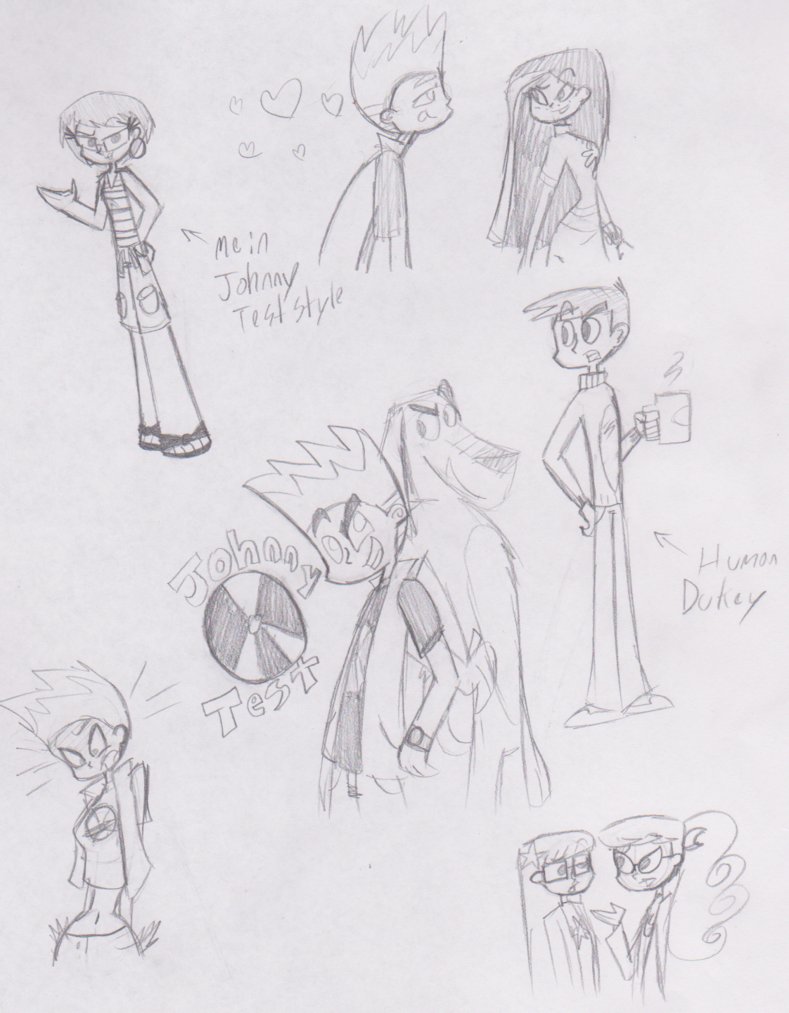 789x1013 Johnny Test Sketches By Lacatrinita - Johnny Test Sketch