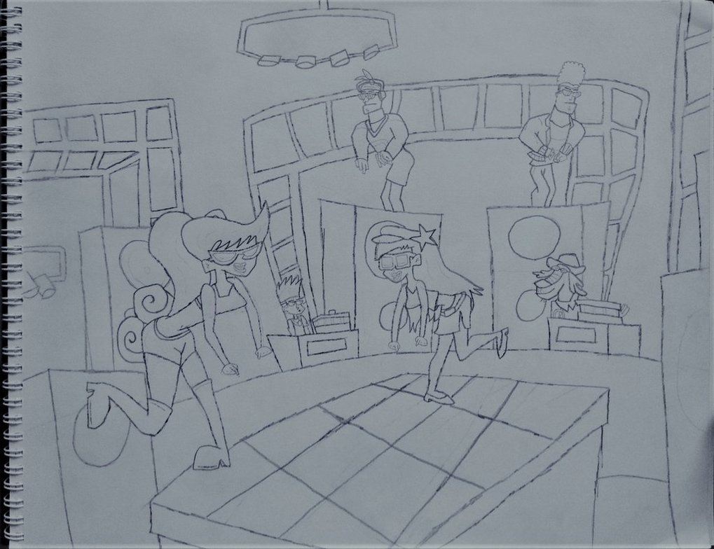 1019x784 This Is The Life Of A Boy Named Johnny Test...!!!! By - Johnny Test Sketch