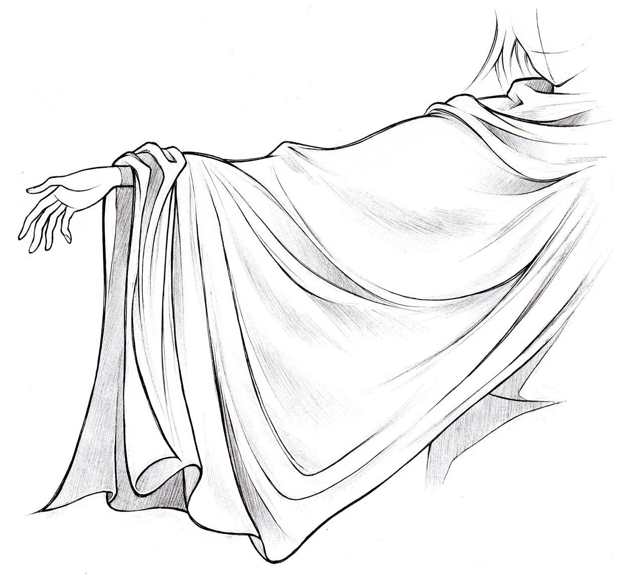 1242x1142 How To Draw Clothes (Part 1) Manga University Campus Store - Joint Sketch