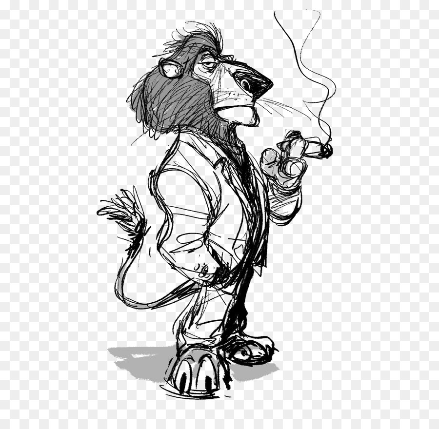 900x880 Lion Drawing Sketch - Joint Sketch