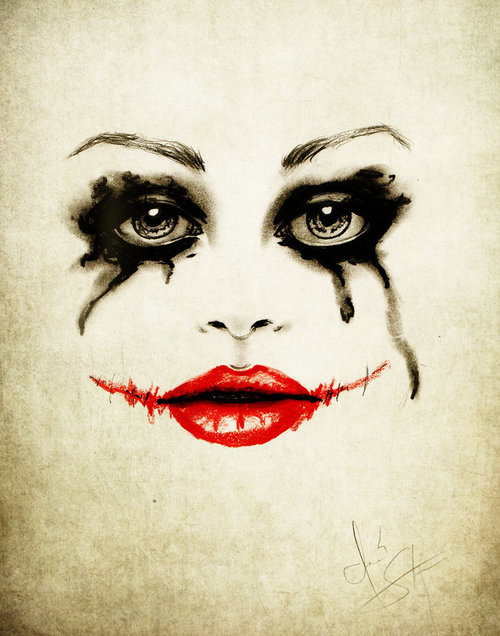 500x636 Harley Quinn Sketch By =isaiahstephens - Joker And Harley Quinn Sketches