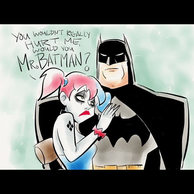 640x640 Crazy, Flirty, And Funny 3 Harley Quinn Drawings - Joker And Harley Quinn Sketches