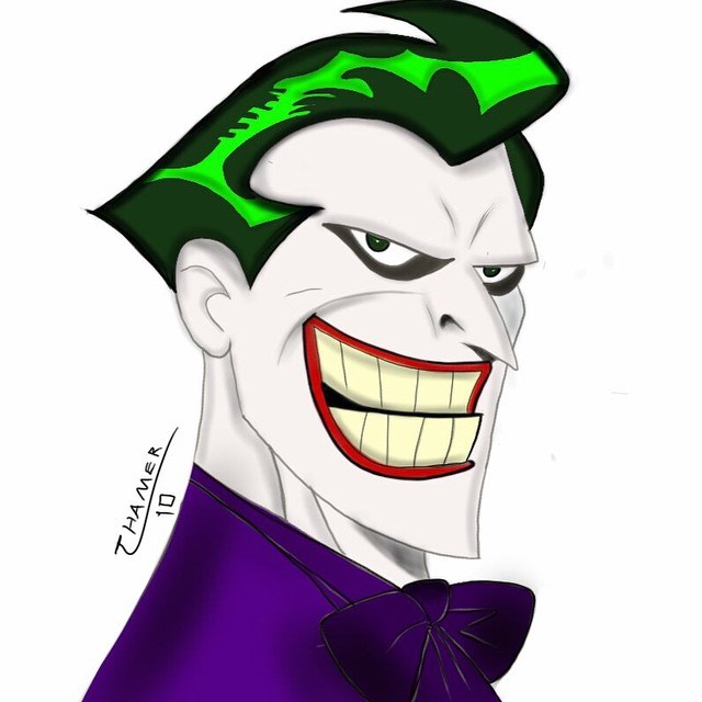 Joker Cartoon Profile Picture - Joker Cartoon Sketch. 