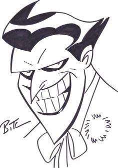 236x335 Batmanthe Animated Series Best Drawn Joker Ever! In My Opinion - Joker Cartoon Sketch