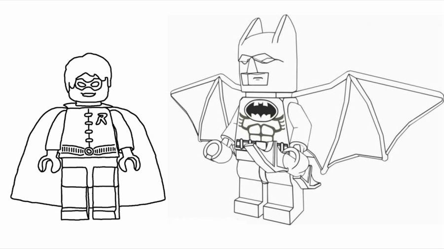 Download Lego Robin Coloring Pages Clipart Robin Batman Joker - Joker Carto...