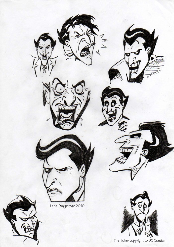700x993 Joker Face Sketches By Teq Uila - Joker Face Sketch