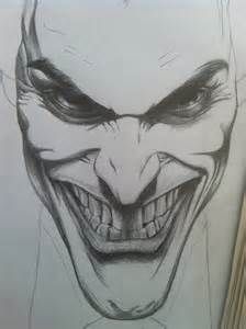 224x300 Joker Face Sketches - Joker Face Sketch