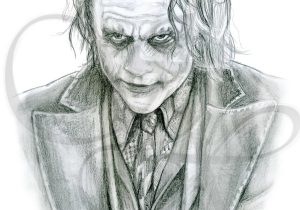 300x210 Joker Heath Ledger Drawing - Joker Heath Ledger Sketch