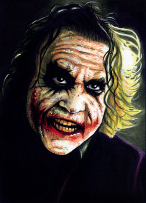 Joker Heath Ledger Sketch at PaintingValley.com | Explore collection of ...