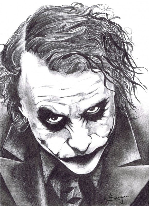  Joker Pencil Sketch at PaintingValley.com Explore collection of Joker 