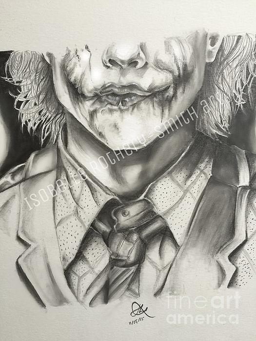 525x700 Heath Ledger Joker Pencil Sketch Greeting Card For Sale By - Joker Pencil Sketch