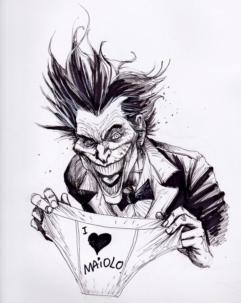 798x1002 Joker Sketch By Adrianohq - Joker Sketch