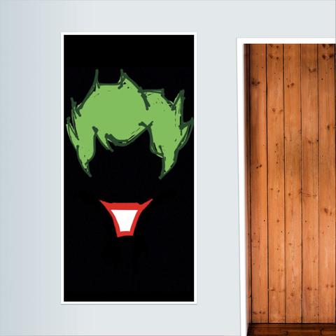 480x480 Joker Batman Minimal Doodle Sketch Superhero Door Poster Artist - Joker Sketch Poster