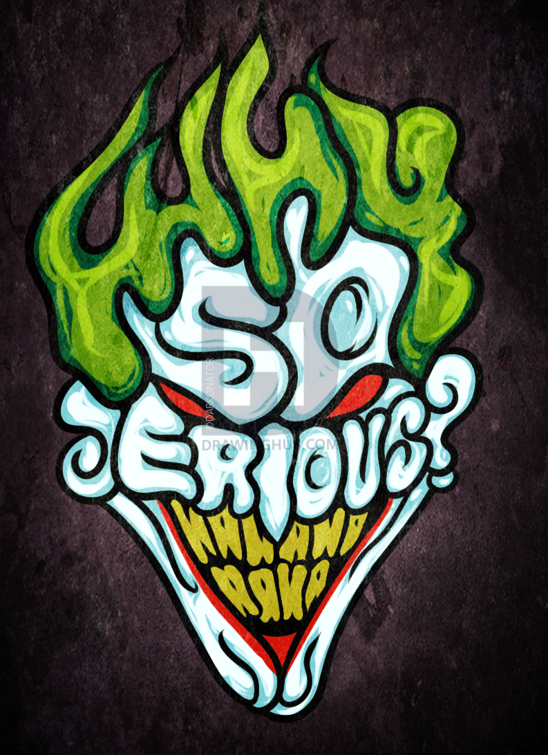 793x1091 How To Draw The Joker Tattoo, Step By Step, Drawing Guide, By - Joker Tattoo Sketch