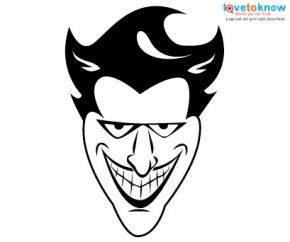 290x242 Joker Face Tattoos - Joker Tattoo Sketch