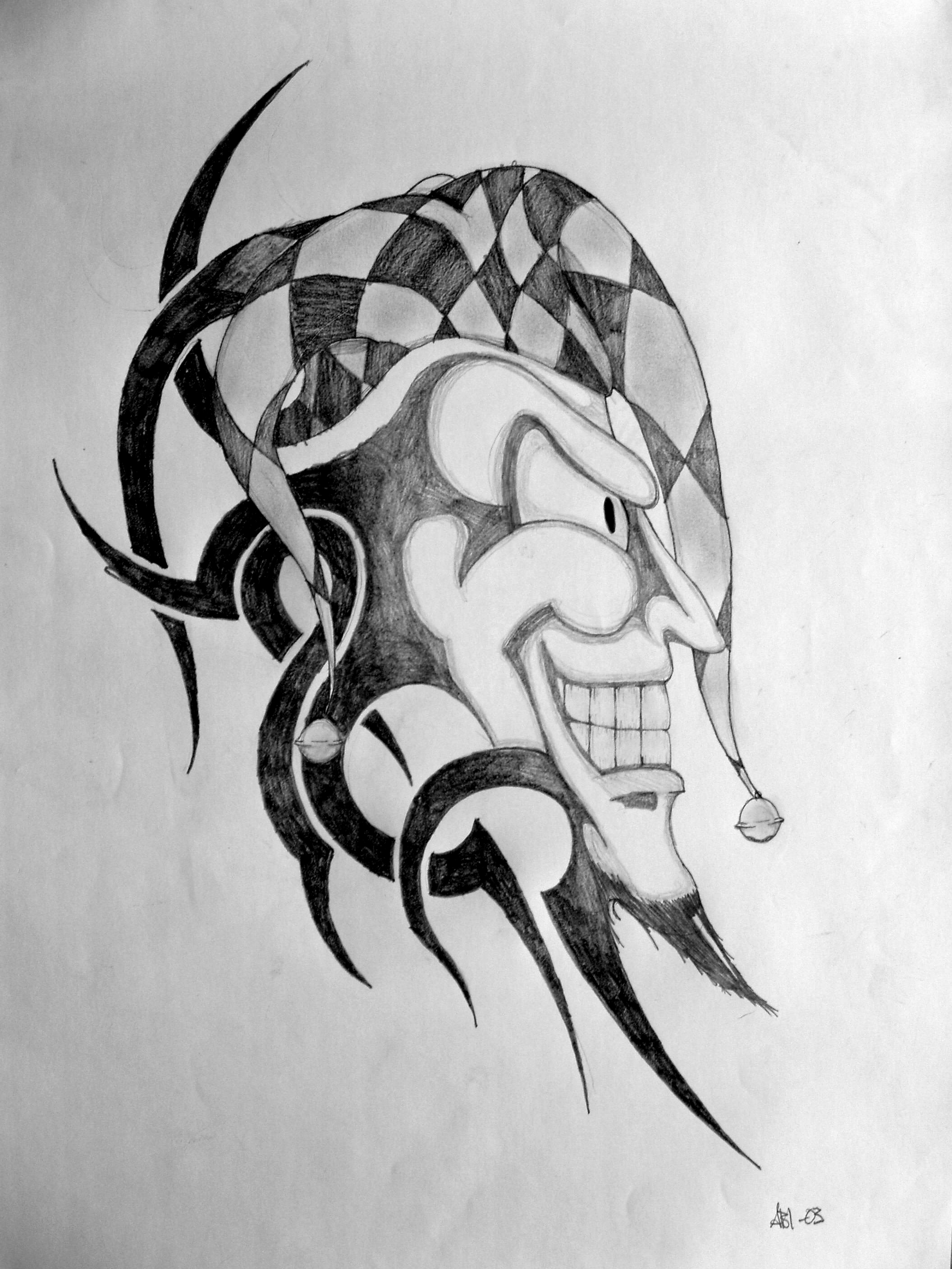 Mexican Joker Tattoo. 