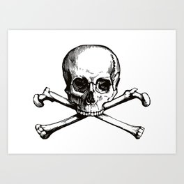 264x264 Jolly Roger Art Prints Society6 - Jolly Roger Sketch