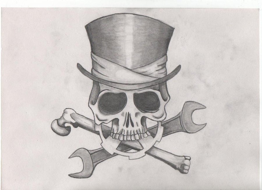 900x654 S.t.e.a.m.p.u.n.k. Jolly Roger By Lord Vincent - Jolly Roger Sketch