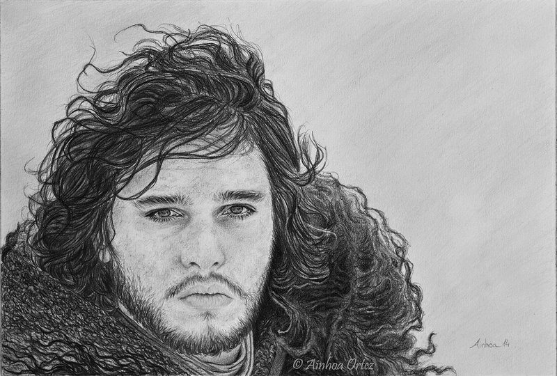 Jon Snow Sketch at PaintingValley.com | Explore collection of Jon Snow ...