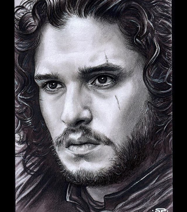 Jon Snow Sketch at PaintingValley.com | Explore collection of Jon Snow ...