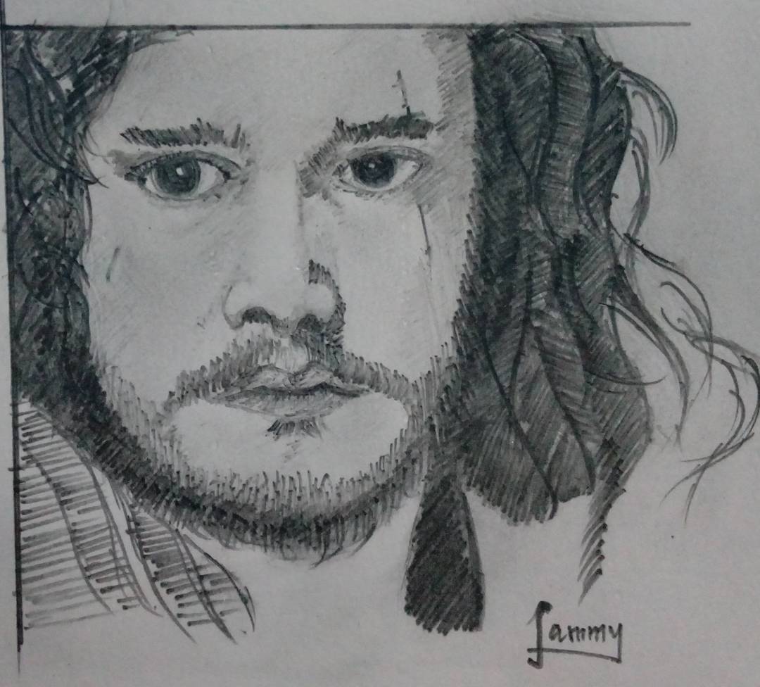 1080x976 Jonsnowsketch - Jon Snow Sketch