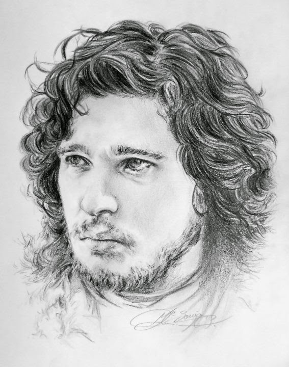 Jon Snow Sketch at PaintingValley.com | Explore collection of Jon Snow ...